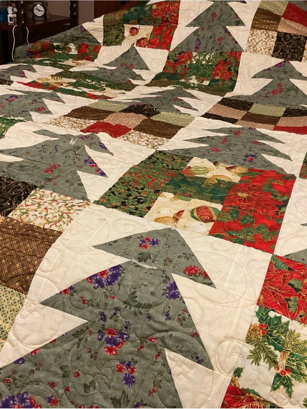 ONE OF A KIND - Handcrafted Christmas Quilts $300 ea NEVER TOO EARLY!!